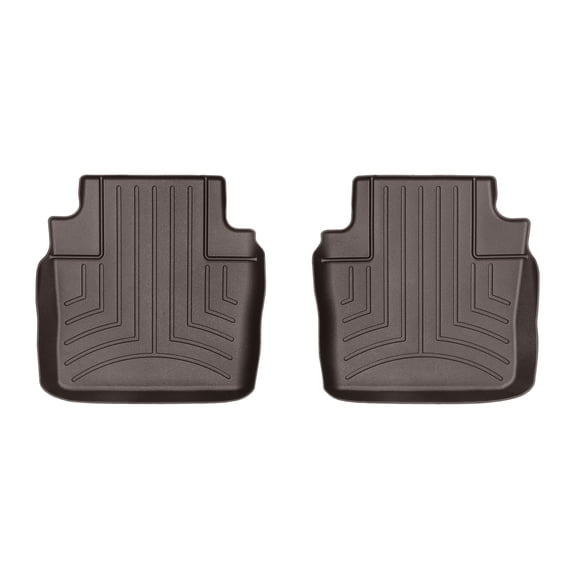 WeatherTech Custom Fit FloorLiners compatible with Cadillac CT5-V, CT5, CT5-V Blackwing - 2nd Row (2-Piece Liner), Cocoa