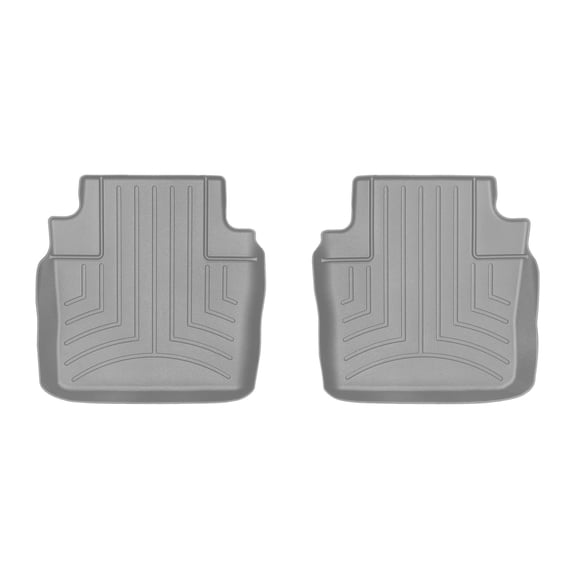WeatherTech Custom Fit FloorLiners compatible with Cadillac CT5, CT5-V, CT5-V Blackwing - 2nd Row (2-Piece Liner), Grey