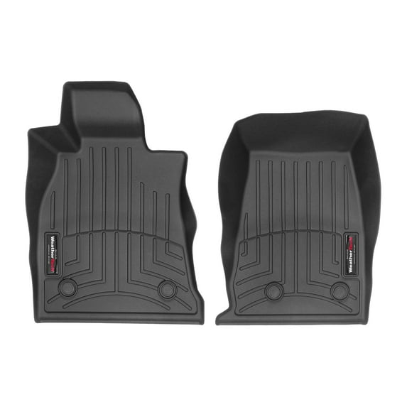 WeatherTech Custom Fit FloorLiners compatible with Cadillac CT5-V, CT5, CT5-V Blackwing - 1st Row (Driver & Passenger), Black