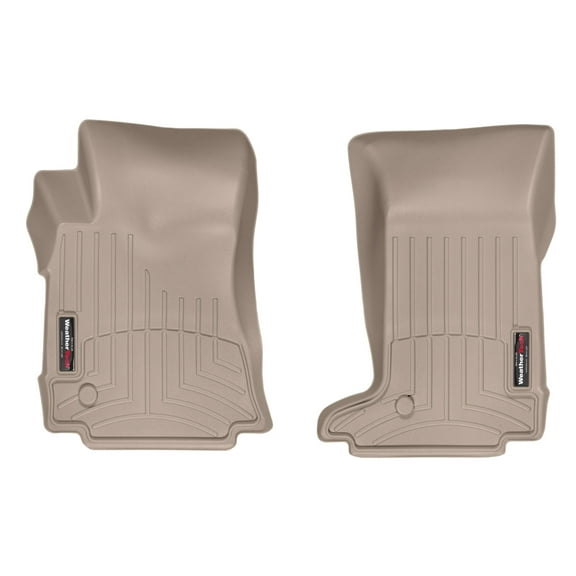 WeatherTech Custom Fit FloorLiners compatible with Cadillac CTS, CTS-V - 1st Row (Driver & Passenger), Tan