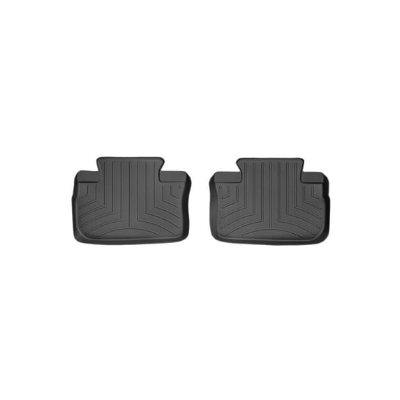 WeatherTech Custom Fit FloorLiners compatible with Cadillac CTS-V, CTS - 2nd Row (2-Piece Liner), Black