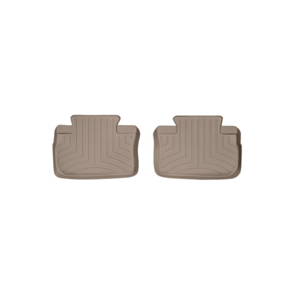 WeatherTech Custom Fit FloorLiners compatible with Cadillac CTS-V, CTS - 2nd Row (2-Piece Liner), Tan