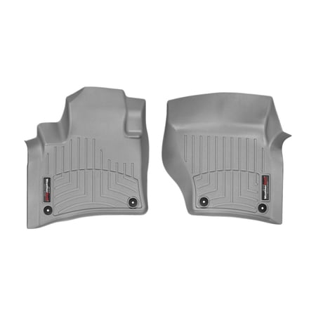WeatherTech Custom Fit FloorLiners compatible with Touareg, Cayenne® - 1st Row (Driver & Passenger), Grey