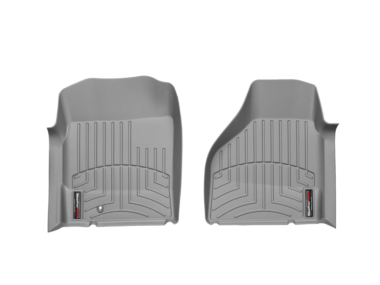 WeatherTech Custom Fit FloorLiners compatible with Dodge Ram Truck 2500/3500, Ram Truck 1500 - 1st Row (Driver & Passenger), Grey