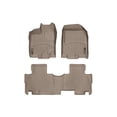 thumbnail image 1 of WeatherTech Custom Fit FloorLiners compatible with Edge, MKX - 1st & 2nd Row, Tan, 1 of 5