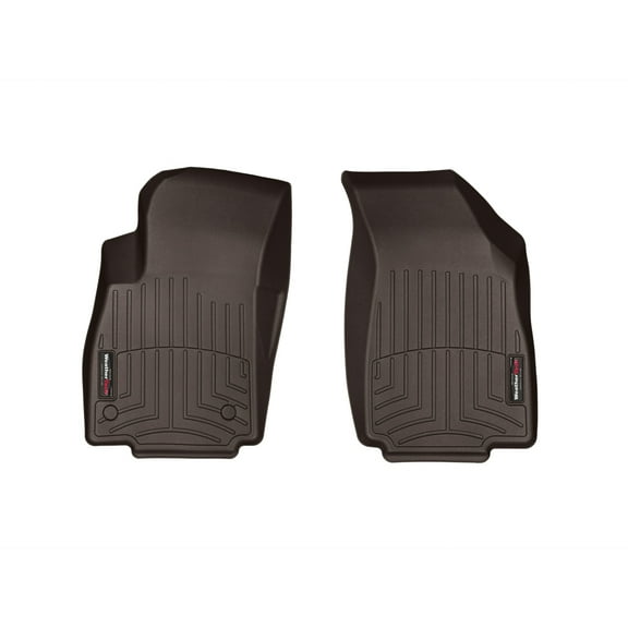 WeatherTech Custom Fit FloorLiners compatible with Trax, Encore - 1st Row (Driver & Passenger), Cocoa