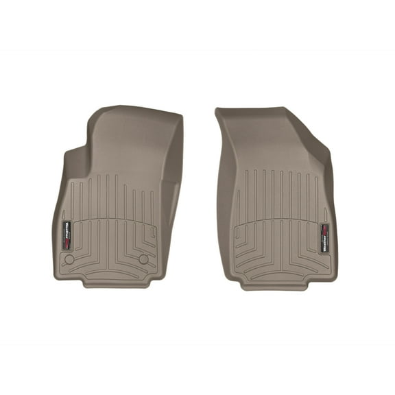 WeatherTech Custom Fit FloorLiners compatible with Trax, Encore - 1st Row (Driver & Passenger), Tan