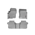 thumbnail image 1 of WeatherTech Custom Fit FloorLiners compatible with Equator, Frontier - 1st & 2nd Row, Grey, 1 of 5