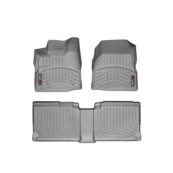 WeatherTech Custom Fit FloorLiners compatible with Equinox, Terrain - 1st & 2nd Row, Grey