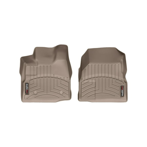 WeatherTech Custom Fit FloorLiners compatible with Equinox, Terrain - 1st Row (Driver & Passenger), Tan