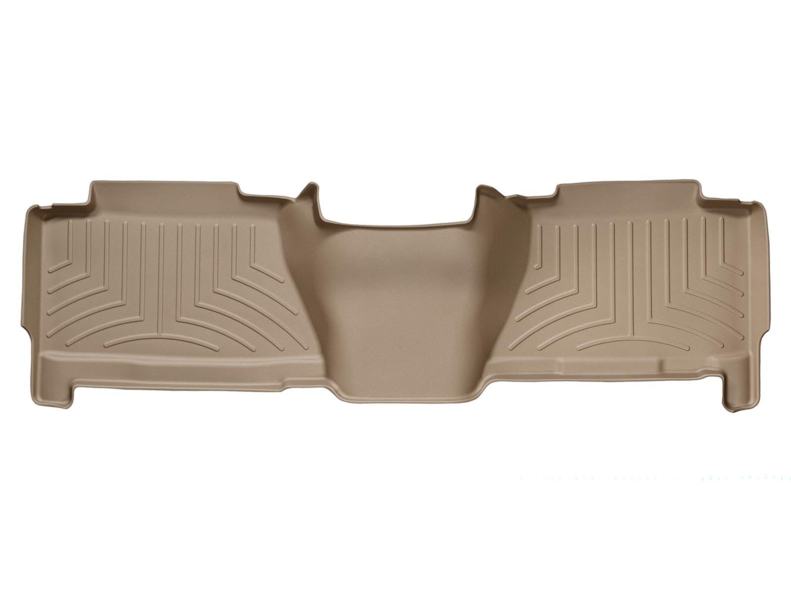 WeatherTech Custom Fit FloorLiners compatible with Escalade ESV, Avalanche, Escalade EXT, Sierra, Suburban - 2nd Row, Tan