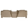 thumbnail image 1 of WeatherTech Custom Fit FloorLiners compatible with Escalade ESV, Avalanche, Escalade EXT, Sierra, Suburban - 2nd Row, Tan, 1 of 4