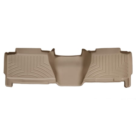 WeatherTech Custom Fit FloorLiners compatible with Escalade ESV, Avalanche, Escalade EXT, Sierra, Suburban - 2nd Row, Tan