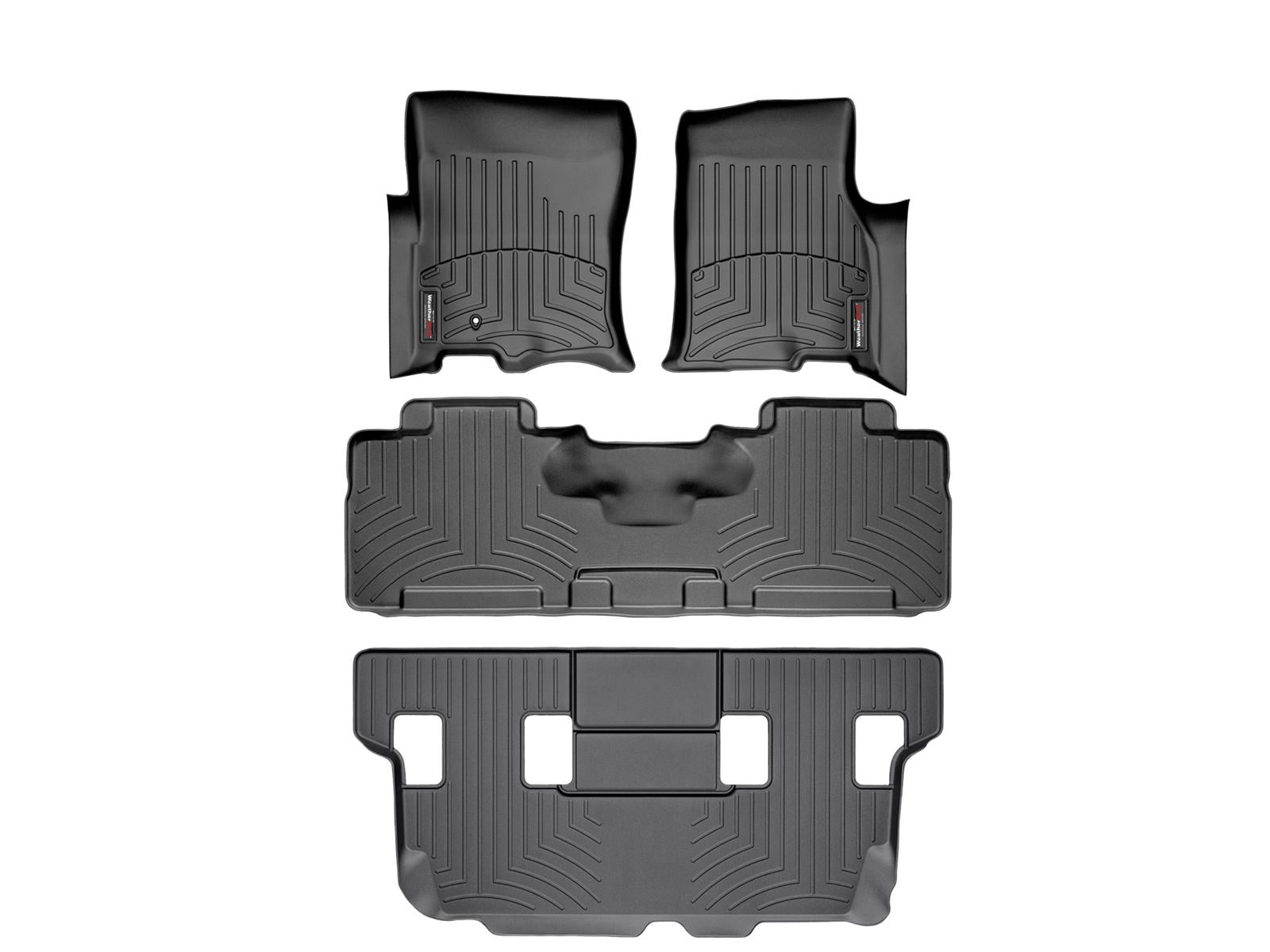 WeatherTech Custom FloorLiners For Ford Expedition & Lincoln Navigator (Full Set – 3 Pieces)