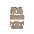 thumbnail image 1 of WeatherTech Custom Fit FloorLiners compatible with Expedition, Navigator - Complete Set (1st, 2nd, & 3rd Row), Tan, 1 of 5