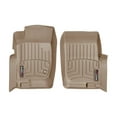thumbnail image 1 of WeatherTech Custom Fit FloorLiners compatible with Explorer, Mountaineer - 1st Row (Driver & Passenger), Tan, 1 of 5