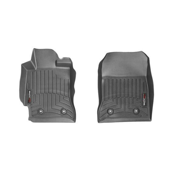 WeatherTech Custom Fit FloorLiners compatible with FR-S, 86, BRZ - 1st Row (Driver & Passenger), Black