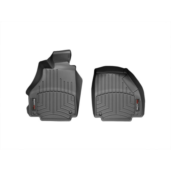 WeatherTech Custom Fit FloorLiners compatible with Ferrari 458 Italia, 458 Spider - 1st Row (Driver & Passenger), Black