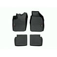 thumbnail image 1 of WeatherTech Custom Fit FloorLiners compatible with Fiat 500, 500C - 1st & 2nd Row (2-pc. Rear Liner), Black, 1 of 5