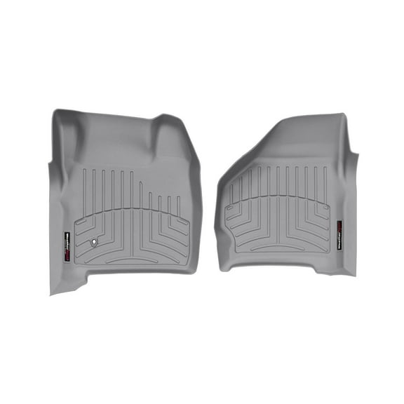 WeatherTech Custom Fit FloorLiners compatible with Ford Excursion, Super Duty - 1st Row (Driver & Passenger), Grey