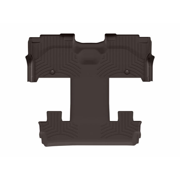 WeatherTech Custom Fit FloorLiners compatible with Ford Expedition Max, Expedition - One piece - 2nd and 3rd row coverage, Cocoa