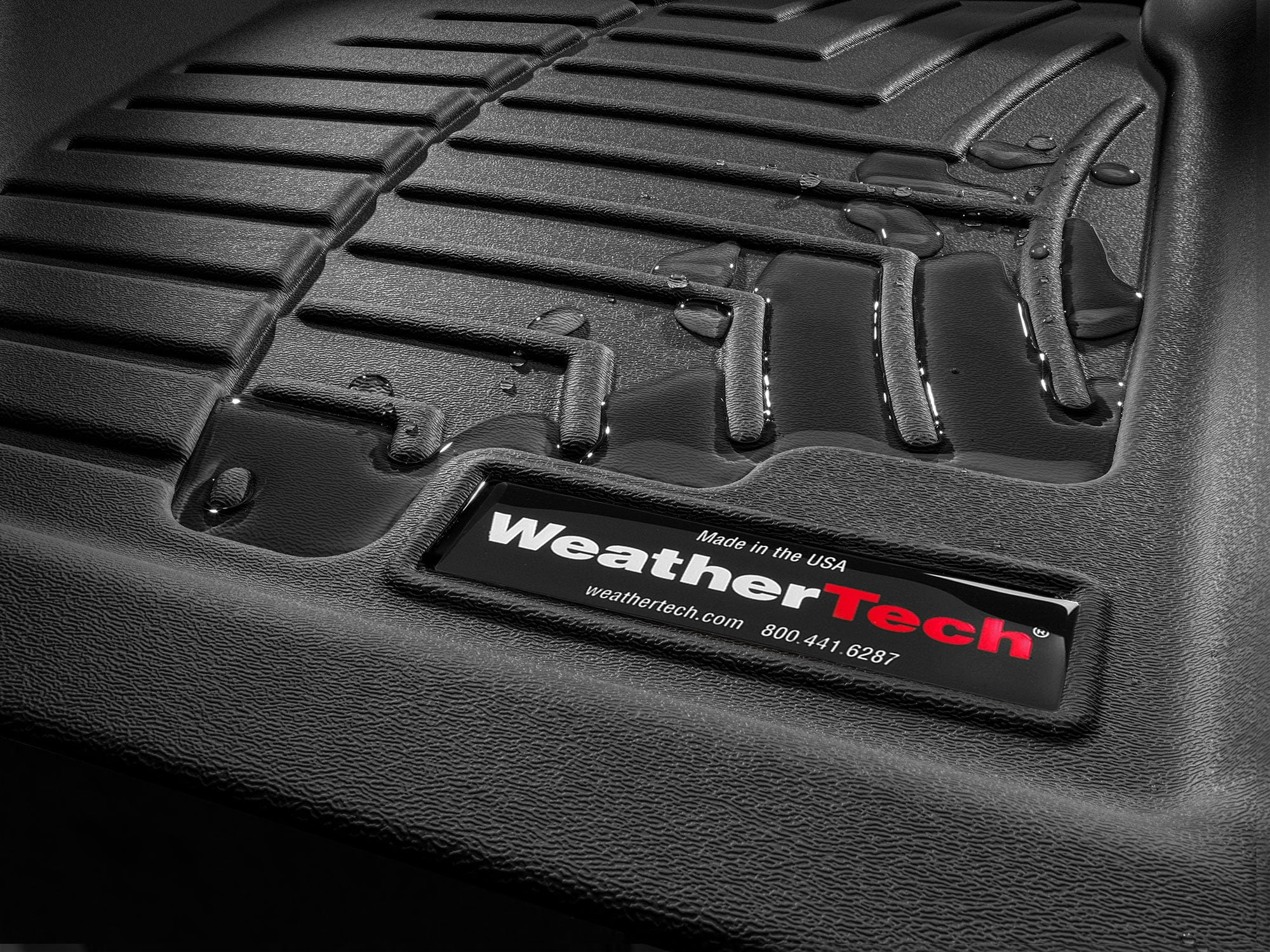 WeatherTech Custom Fit FloorLiners compatible with Ford Explorer, Explorer Hybrid, Explorer ST - 3rd Row, Black