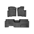thumbnail image 1 of WeatherTech Custom Fit FloorLiners compatible with Ford F-150, F-150 SVT Raptor - 1st & 2nd Row, Black, 1 of 5