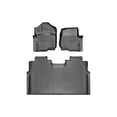 thumbnail image 1 of WeatherTech Custom Fit FloorLiners compatible with Ford F-150 Lightning, F-150, F-150 Raptor - 1st & 2nd Row, Black, 1 of 5