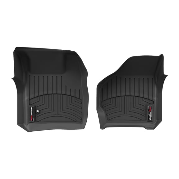 WeatherTech Custom Fit FloorLiners compatible with Ford Excursion, Super Duty - 1st Row (Driver & Passenger), Black