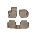 thumbnail image 1 of WeatherTech Custom Fit FloorLiners compatible with Fusion, MKZ - 1st & 2nd Row, Tan, 1 of 5