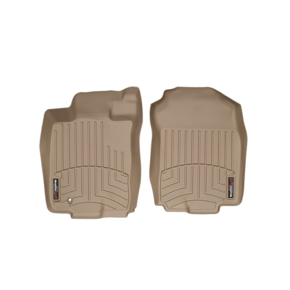 WeatherTech Custom Fit FloorLiners compatible with Zephyr, Milan, Fusion, MKZ - 1st Row (Driver & Passenger), Tan