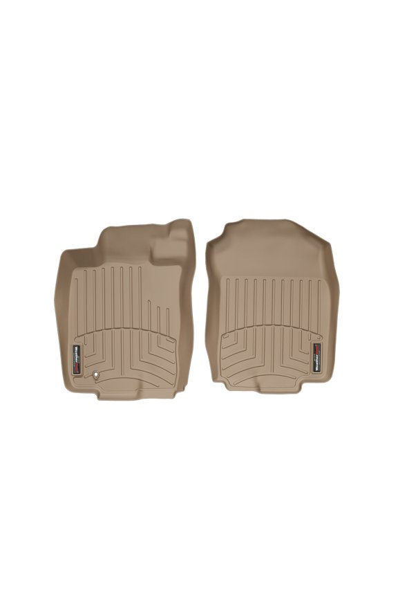 Custom Fit FloorLiners compatible with Zephyr, Milan, Fusion, MKZ - 1st Row (Driver & Passenger), Tan