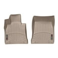 thumbnail image 1 of WeatherTech Custom Fit FloorLiners compatible with Genesis, G90, G80 - 1st Row (Driver & Passenger), Tan, 1 of 4