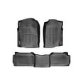 thumbnail image 1 of WeatherTech Custom Fit FloorLiners compatible with Chevrolet Suburban - 1st & 2nd Row, Black, 1 of 5