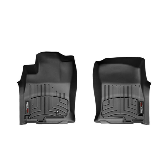 WeatherTech Custom Fit FloorLiners compatible with GX, 4Runner - 1st Row (Driver & Passenger), Black