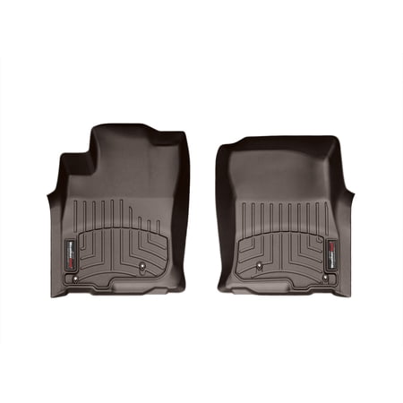 WeatherTech Custom Fit FloorLiners compatible with 4Runner, GX - 1st Row (Driver & Passenger), Cocoa