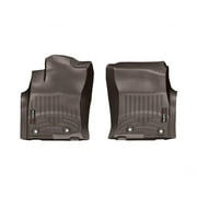 WeatherTech Custom Fit FloorLiners compatible with GX, 4Runner - 1st Row (Driver & Passenger), Cocoa