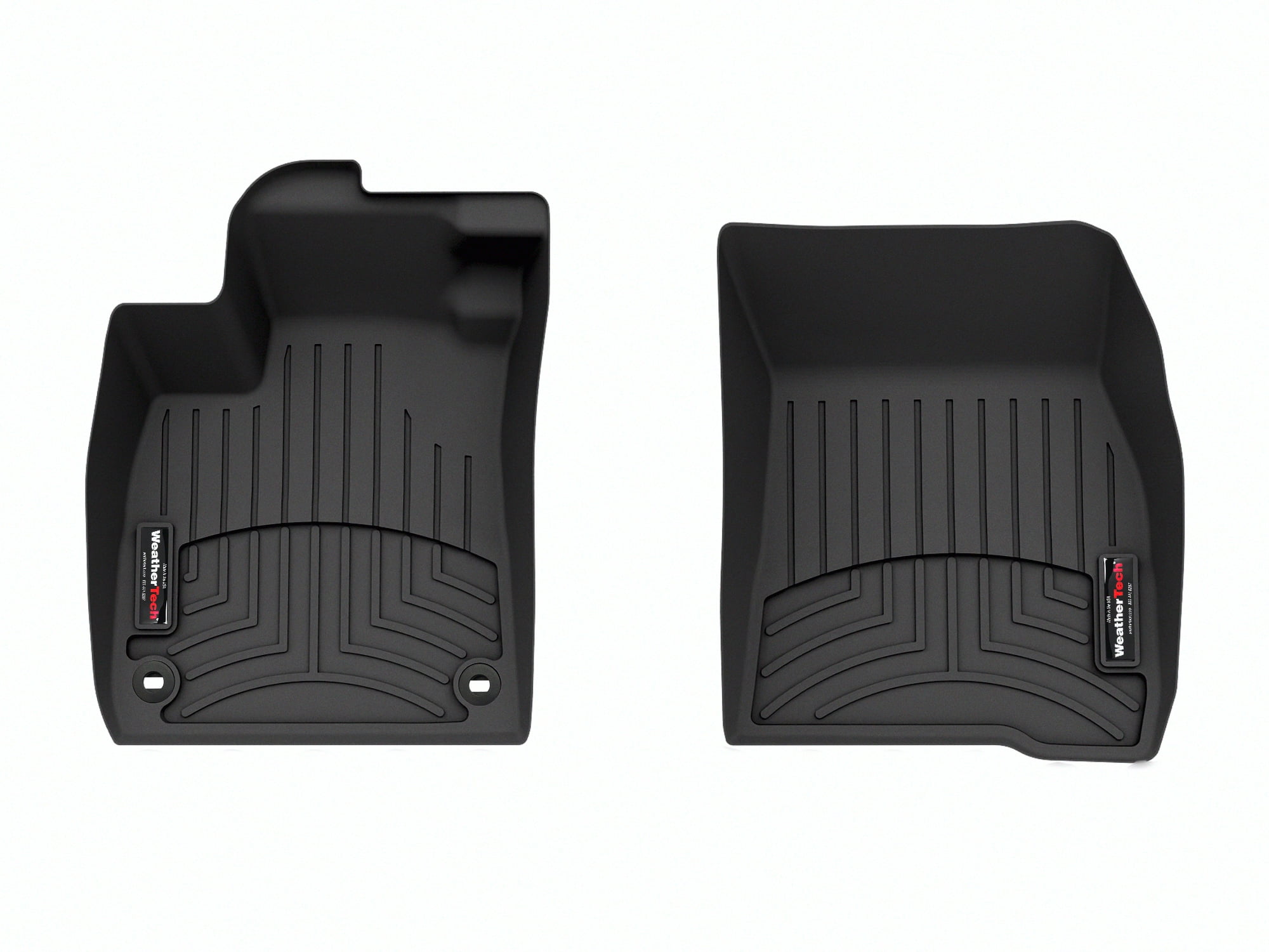 WeatherTech Custom Fit FloorLiners compatible with Honda Accord, Accord Hybrid - 1st Row (Driver & Passenger), Black