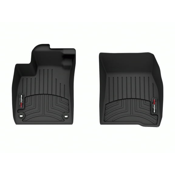 WeatherTech Custom Fit FloorLiners compatible with Honda Accord, Accord Hybrid - 1st Row (Driver & Passenger), Black