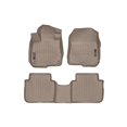 thumbnail image 1 of WeatherTech Custom Fit FloorLiners compatible with Honda CR-V, CR-V Hybrid - 1st & 2nd Row, Tan, 1 of 5
