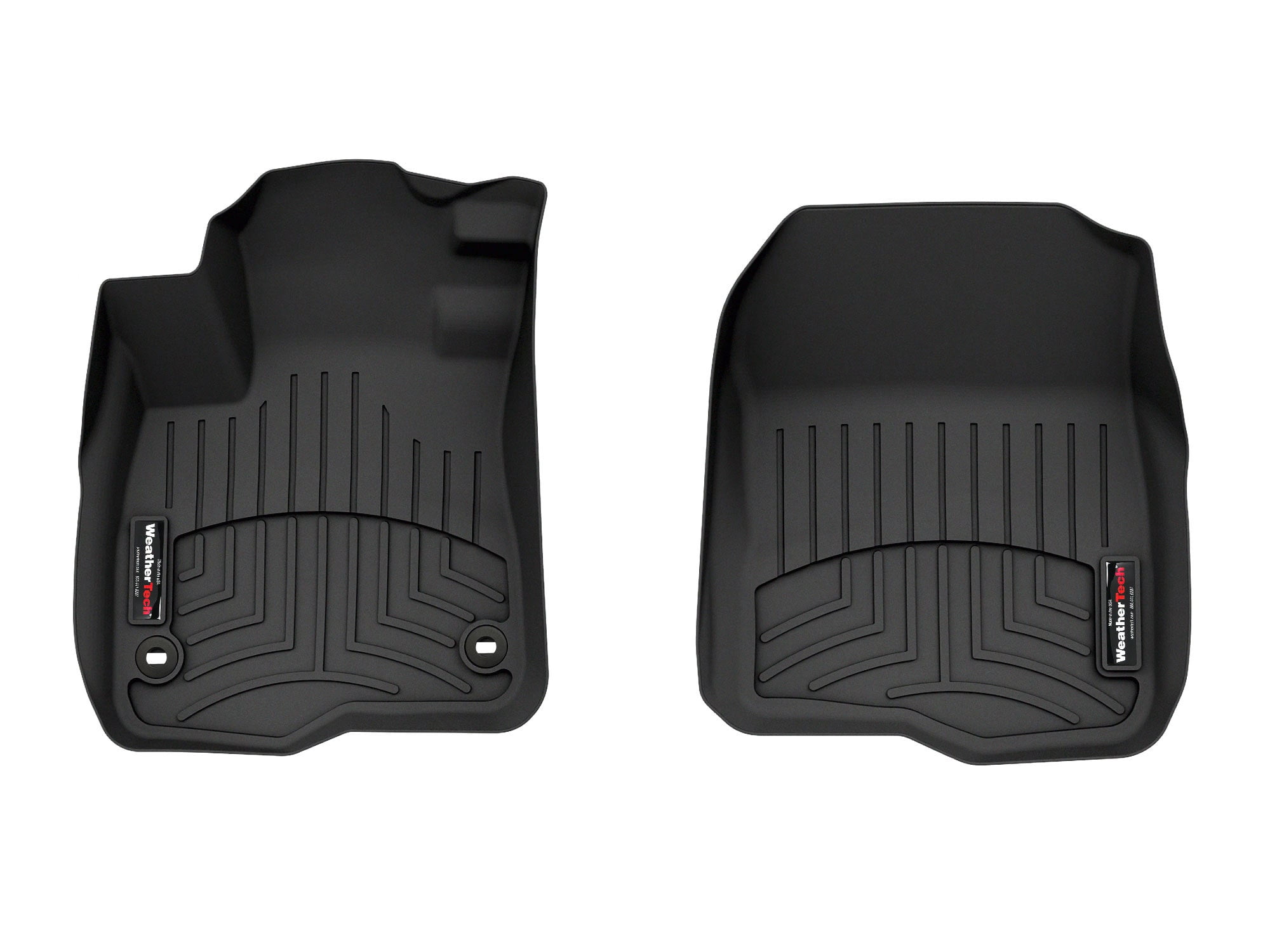 WeatherTech Custom Fit FloorLiners compatible with Honda CR-V, CR-V Hybrid - 1st Row (Driver & Passenger), Black