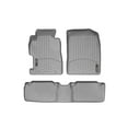 thumbnail image 1 of WeatherTech Custom Fit FloorLiners compatible with Honda Civic, Civic Si - 1st & 2nd Row, Grey, 1 of 4