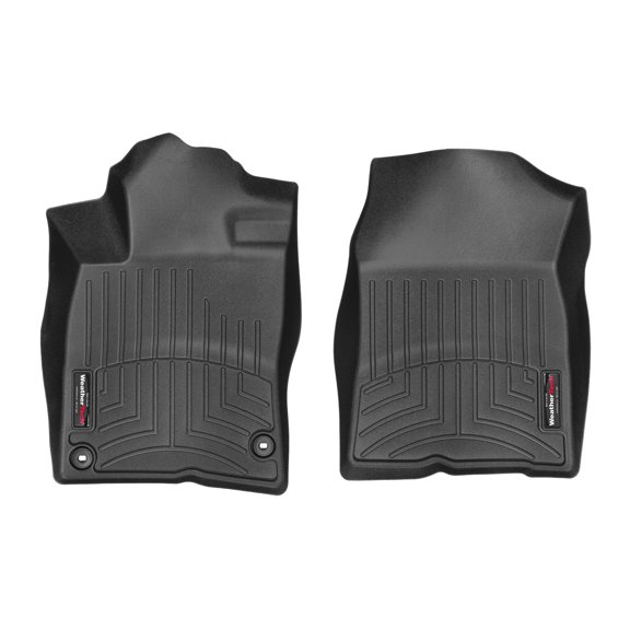 WeatherTech Custom Fit FloorLiners compatible with Honda Civic, Civic Si - 1st Row (Driver & Passenger), Black