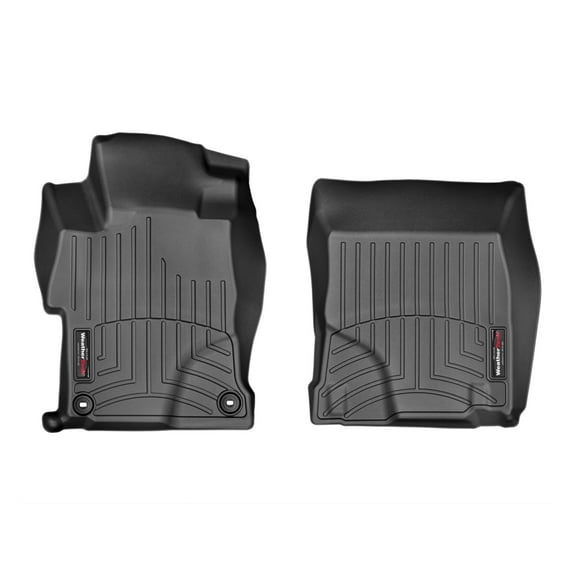 WeatherTech Custom Fit FloorLiners compatible with Honda Civic, Civic Si - 1st Row (Driver & Passenger), Black