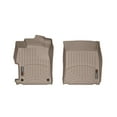 thumbnail image 1 of WeatherTech Custom Fit FloorLiners compatible with Honda Civic, Civic Si - 1st Row (Driver & Passenger), Tan, 1 of 5