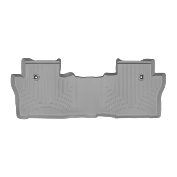 WeatherTech Custom Fit FloorLiners compatible with Honda Passport, Pilot - 2nd Row, Grey