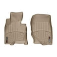 thumbnail image 1 of WeatherTech Custom Fit FloorLiners compatible with Infiniti FX, QX70 - 1st Row (Driver & Passenger), Tan, 1 of 5