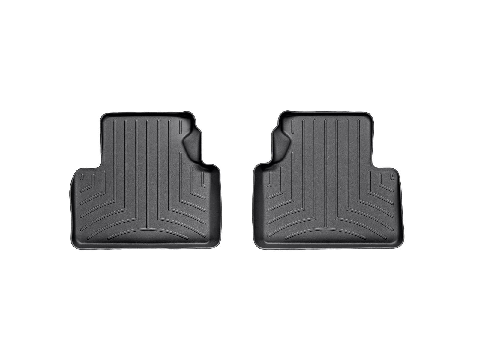 WeatherTech Custom Fit FloorLiners compatible with Infiniti Q40, Q60, G - 2nd Row (2-Piece Liner), Black