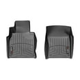 thumbnail image 1 of WeatherTech Custom Fit FloorLiners compatible with Infiniti M, Q70 - 1st Row (Driver & Passenger), Black, 1 of 5
