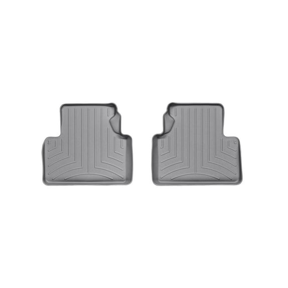 WeatherTech Custom Fit FloorLiners compatible with Infiniti Q40, Q60, G - 2nd Row (2-Piece Liner), Grey